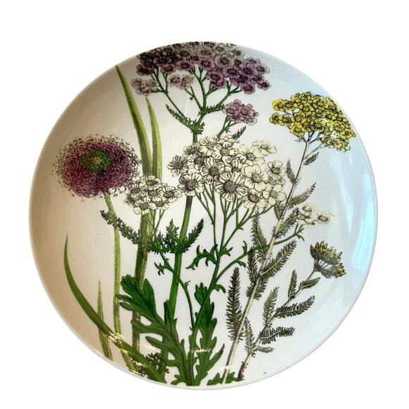 Set of 3 Bloomingville Floral Botanical 8.25" Appetizer Salad Plates - Picture 6 of 16